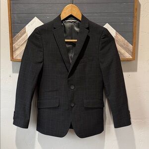 Marc New York Black patterned boys Suit 10 skinny